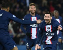 Lionel Messi netted the opener for Paris Saint-Germain